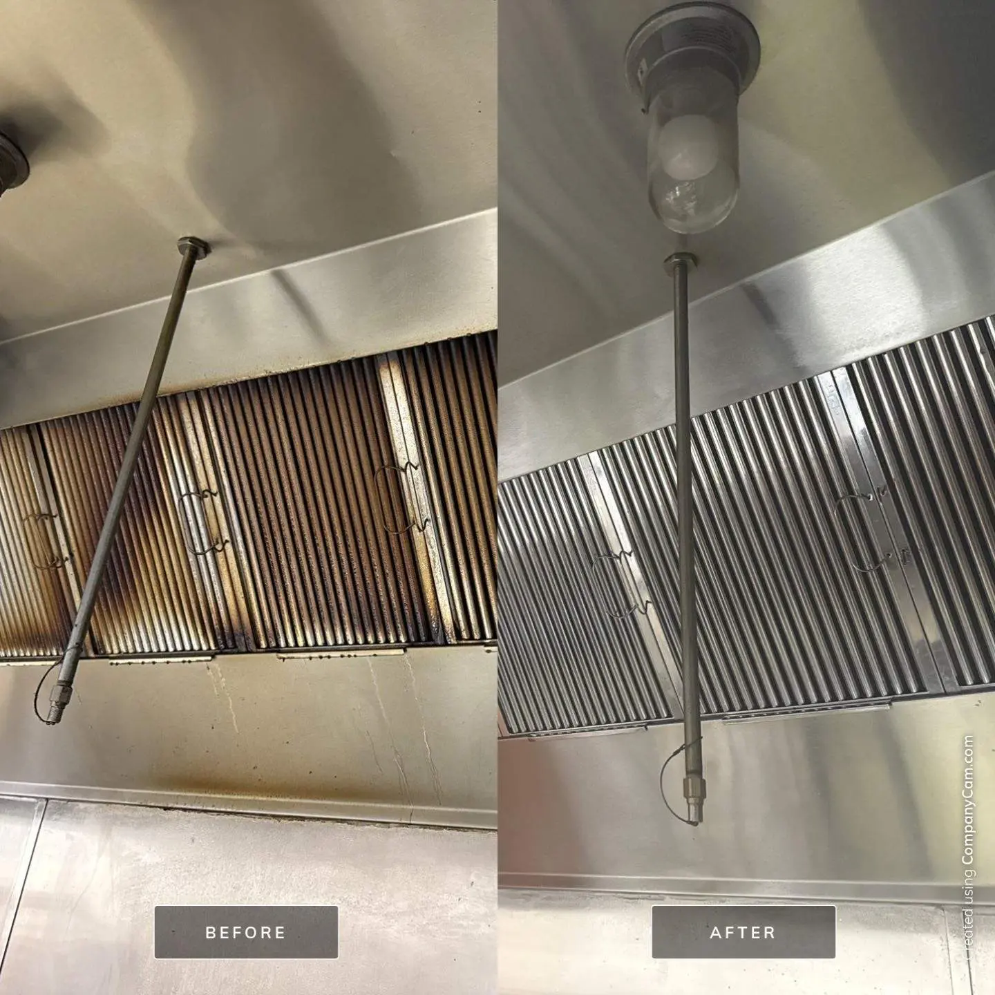 Phoenix restaurant hood cleaning before and after